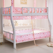 子母床1.5米上下铺梯形家用高低双层儿童床1.2米1.35上下床蚊帐