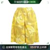 日潮跑腿Converse匡威女士篮球服练习裤Buspan黄色短裤运动