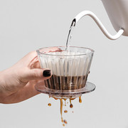泰摩冰瞳b75咖啡树脂陶瓷，滤杯金龙杯手冲蛋糕滤杯咖啡器具hario