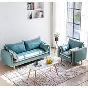 北欧简易沙发现代轻奢客厅，小户型沙发双人沙发欧式布艺沙发组合
