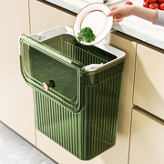 壁挂式轻奢厨房垃圾桶家用2023卫生间厕，所有带翻盖夹缝放纸桶