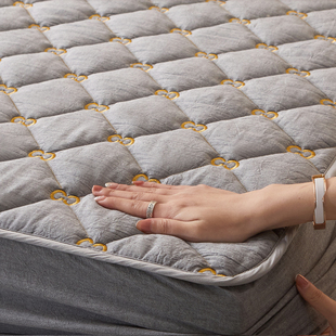 纯棉夹棉床笠全棉单件，定制加厚床套席梦思床垫，保护套防水隔尿床罩