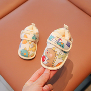 冬季婴儿棉鞋1一岁男宝学步鞋软底女宝宝步前布鞋子(布，鞋子)秋冬0-6月幼儿