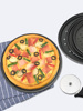 碳钢冲孔披萨盘薄脆披萨不沾比萨烤盘9 10寸11.5寸意式薄饼匹萨盘