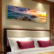 1642风景码头卧室床头装饰画现代简约房间挂画酒店单幅背景墙壁画