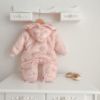 0-2岁女宝宝冬季羽绒服女童加绒保暖童装婴幼儿羽绒爬服婴儿衣服