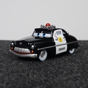 赛车Cars2汽车总动员玩具合金车模小镇警长黑色警车儿童玩具