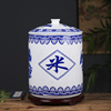 景德镇陶瓷米缸带盖家用防潮防虫，密封20斤装中式储存米箱水桶油缸