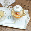 花茶茶具套装欧式下午茶茶具加热家用煮玻璃泡水果花茶壶陶瓷茶杯