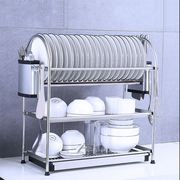 架碗沥水架304不锈钢碗碟滴水架厨房置物架放碗盘碗架