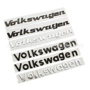 适用于大众车标贴带字母，装饰贴cc迈腾高7凌渡volkswagen字母改装