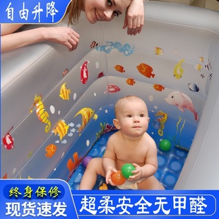 恒温bb新生水池婴幼儿游泳池，可折叠家用婴儿儿童加热桶充气小孩子