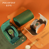 polofest手表收纳盒高档皮革简约男女通用便携旅行机械腕表展示盒