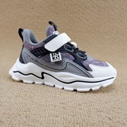 儿童鞋春秋季男中童运动鞋31-37码轻便软底舒适防水休闲鞋