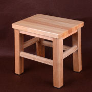 福潭匠实木小凳子橡木凳子，小方凳木板凳，换鞋凳矮凳家用板凳长27cm
