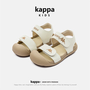 kappa童鞋女童凉鞋运动防撞包头2024夏女孩(夏女孩，)软底儿童沙滩鞋子