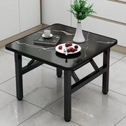 正方形餐桌折叠桌家用简易小吃饭桌子矮桌四方桌餐台厨房吃饭小桌