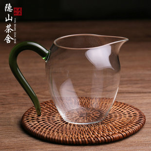 台湾禾器玻璃公道杯茶杯透明茶海和器高端公杯分茶器品牌功夫茶具