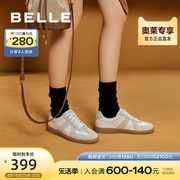 百丽美式德训鞋女鞋子秋季复古休闲鞋运动板鞋B0992CM3