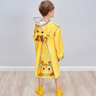 儿童雨衣宝宝雨衣上学男童女童幼儿园雨披小学生卡通雨衣大书包位