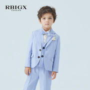 RBIGX瑞比克童装春季休闲潮流时装设计感男童流行西装外套