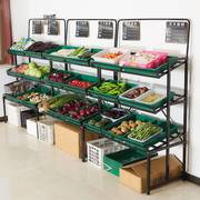 超市多层水果货架蔬菜货架果蔬架菜架子水果店货架蔬菜展示架堆头