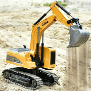 挖掘机大型挖掘机遥控玩具车儿童大号仿真模型男孩合金工程车挖机