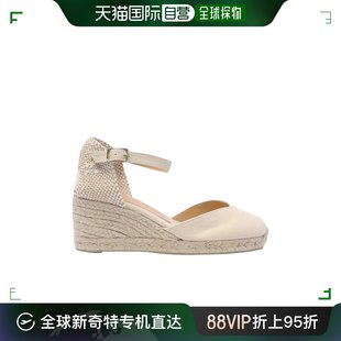 香港直邮潮奢 CastaÑer 女士 踝部系带坡跟鞋 CHIARITA6