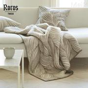 挪威Roros Tweed纯羊毛毯盖毯针织沙发毯北欧 空调毯午睡毯子秋冬