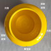 黄色聚宝盆陶瓷罐子摆件无盖带盖都有，招财进宝铜钱元宝图可绑绳