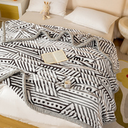 拉舍尔毛毯被子加厚冬季床上用午睡办公室沙发毯盖毯宿舍学生毯子