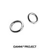 OAMMI原创设计简约百搭刻字圆环戒指男潮嘻哈牌环食指个性单身戒