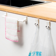厨房橱柜门毛巾架无痕卫生间，浴室门后厨门壁挂式收纳毛巾收纳挂架