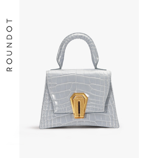 ROUNDOT独立设计钥匙扣系列鳄鱼纹手提包高级感斜挎小众轻奢女包