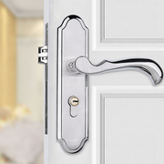 304欧式不锈钢室内房门锁静音执手锁卧室门锁套装压把锁加厚