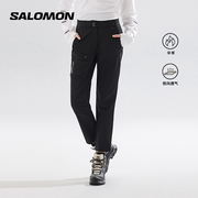 salomon萨洛蒙运动裤女款户外多功能锥形徒步裤冲锋裤，防风防泼水