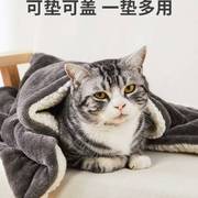高档宠物狗狗毛毯小被子冬天实用加厚睡觉专用垫子保暖秋冬季猫咪