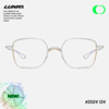 lunar纯钛小众设计眼镜，框架男近视眼镜女可配度数，防雾日系超轻