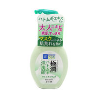 新版肌研极润洗面奶，日本乐敦泡沫型洁面乳160ml绿色，薏仁仓8
