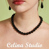 Celina黑玛瑙项链 春夏小众个性轻奢项链饰品
