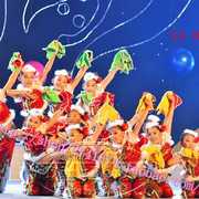儿童女汉族秧歌服表演演出服装民族手绢舞元旦新年喜庆手绢舞蹈服
