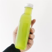 扁方创意(方创意)玉油甘茶瓶鲜榨果汁酸梅汤，一次性j饮料瓶pet塑料酵素瓶