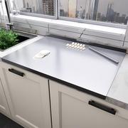 304不锈钢切菜板厨房面板揉面板家用灶台和面板案板砧板