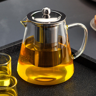 天喜玻璃茶壶家用过滤泡茶壶，大容量水壶耐热玻璃壶花茶红茶煮茶壶