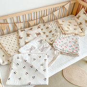 婴儿包被浴巾被子空调被纱布，新生盖被宝宝，毛毯午睡盖毯儿童幼儿园