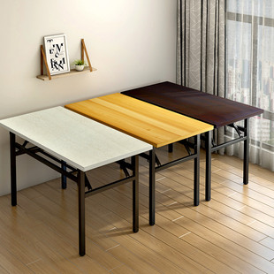 简易可折叠桌子长方形培训书桌学生，家用办公餐桌摆摊美甲折叠桌子