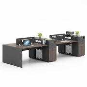 办公桌组合简约现代屏风工位员工2人桌办公室家具4人电脑桌椅