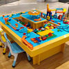 牧奈斯(munaisi)儿童多功能木制积木，桌子玩具台大号商用太空玩