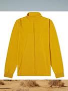 RICK OWENS2023黄色立领毛衣针织设计感时尚美国男子