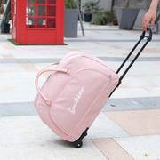 手提行李袋拉杆包女大容量学生箱轻便可折叠旅行包袋男短途出差包